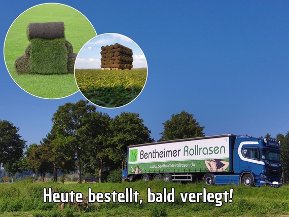 Rollrasen kaufen Dortmund - Bentheimer Rollrasen liefert Rollrasen in Dortmund - Preise ab 2,75 €