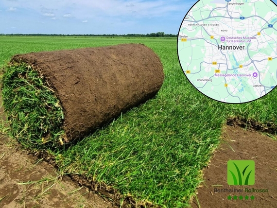 Rollrasen Kaufen Hannover - Rollrasen in Hannover Liefern - Rollrasen ab 2,75 € pro m²