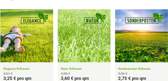 Rollrasen kaufen in Hannover - Rollrasen ab 2,75€ pro m² - Einfach liefern lassen in Hannover